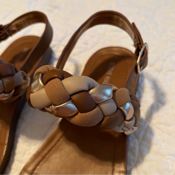 Steve Madden Bree Brown Braided Sandals - Picture 5 of 7